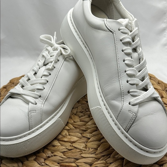 Arne Essential  White Leather Platform Trainer  Made in Portugal - Picture 4 of 8